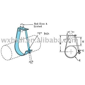 خرید چسب های لوله قابل تنظیم شکل J online manufacture