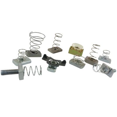 کیفیت  Carbon Steel M10 M12 Spring Wing Nut for Channel Steel کارخانه